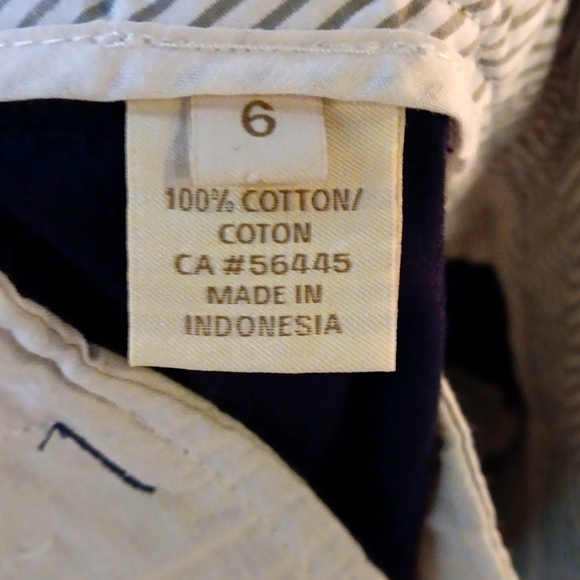 J Crew Chino Shorts Broken-In 6 navy blue - Picture 7 of 7